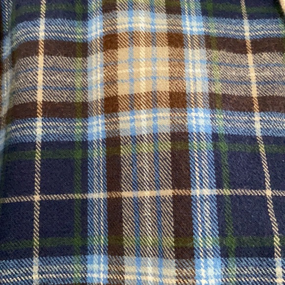 Men’s Gap Jeans Plaid Flannelette Button Down Shirt Double Pockets Size … - Picture 7 of 10